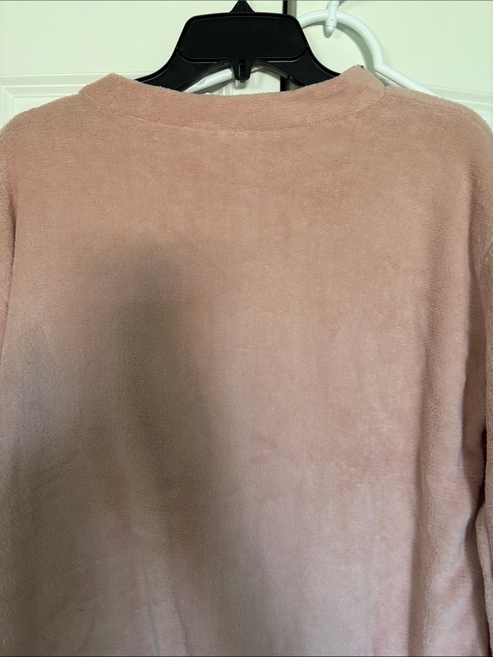 Plush Two-Piece Women's Pajama Set in Dusty Rose - Picture 6 of 13